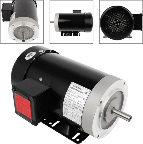 5HP Electric Motor General Purpose Three Phase Motor Super Efficient 1480/1770 RPM,184T Frame 1-1/8“Shaft Diameter CW/CCW Cast Iron Shell 50/60 HZ in Kuwait