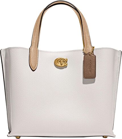 Coach Willow Tote Bag 24 in Colorblock, B4/Bluebell Multi in Saudi Arabia