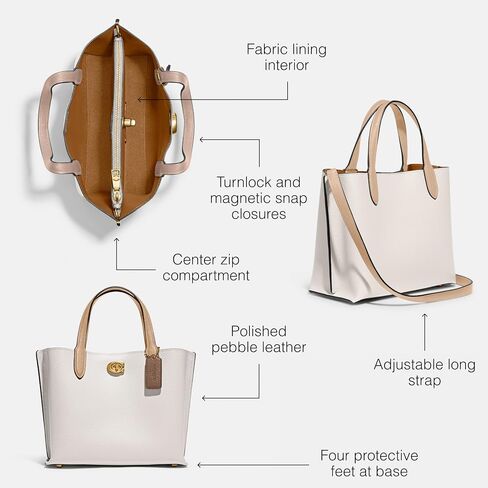 Coach Willow Tote Bag 24 in Colorblock, B4/Bluebell Multi in Saudi Arabia