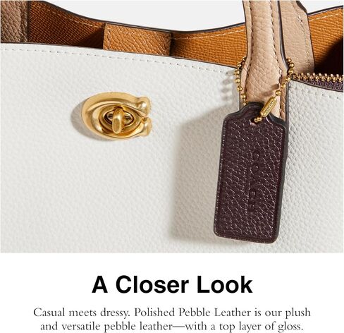 Coach Willow Tote Bag 24 in Colorblock, B4/Bluebell Multi in Saudi Arabia