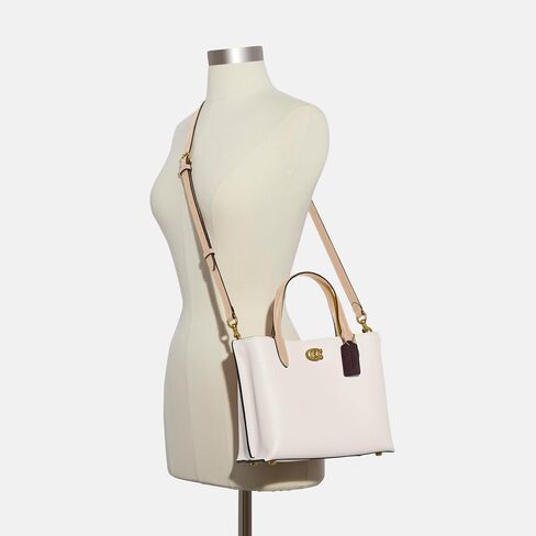 Coach Willow Tote Bag 24 in Colorblock, B4/Bluebell Multi in Saudi Arabia