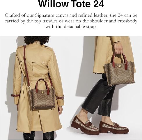 Coach Willow Tote Bag 24 in Colorblock, B4/Bluebell Multi in Saudi Arabia