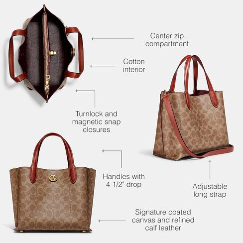 Coach Willow Tote Bag 24 in Colorblock, B4/Bluebell Multi in Saudi Arabia