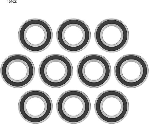 مجموعة محامل الكرة Bordstract 10pcs ، محامل كرات أخدود عالية الصف العميق ، 25 × 47x12mm in Kuwait
