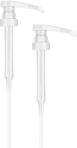 Syrup Pump Compatible with Torani, DaVinci and Skinny Syrups- fits Bottles (25.4 oz-750ml) (Black, Set of 2) in Saudi Arabia