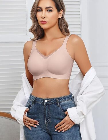 Avidlove Womens Seamless Bras No Underwire V Mesh Comfort Bralette Coverage Complet in Saudi Arabia