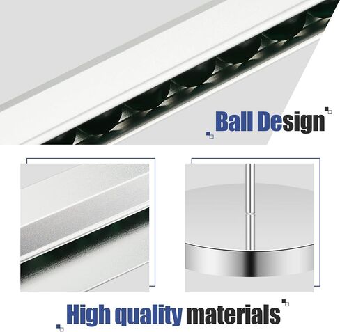 Henoyso 16 Inch Aluminum Slide Check Rack with Pen Slot and 2 Pcs Receipt Holder Spikes Desk Receipt Storage Restaurant Food Truck Ticket Holder Accessories Bill Order Display Rail for Kitchen Bar in Kuwait