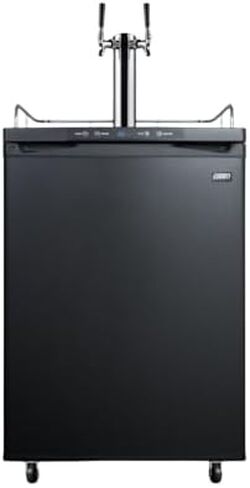 Summit 24" Wine & Beer Kegerator, Dual Tap, Beer and Wine Dispenser, Stainless Steel- SBC635MTWINBW in Saudi Arabia