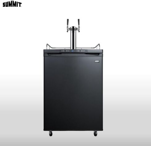 Summit 24" Wine & Beer Kegerator, Dual Tap, Beer and Wine Dispenser, Stainless Steel- SBC635MTWINBW in Saudi Arabia