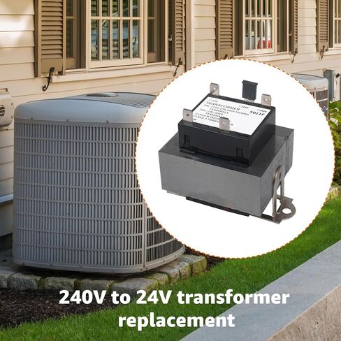 240V to 24V Transformer 0130M00138S, Compatible with Goodman Amana,B1141643, B11416-43, PF40224 40VA Furnace Transformers - 208/240 Volt to 24 Volt in Kuwait