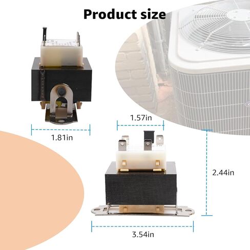 240V to 24V Transformer 0130M00138S, Compatible with Goodman Amana,B1141643, B11416-43, PF40224 40VA Furnace Transformers - 208/240 Volt to 24 Volt in Kuwait