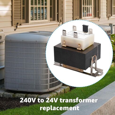 240V إلى 24V Transformer 0130M00138S ، متوافق مع Goodman Amana ، B1141643 ، B11416-43 ، PF40224 40VA Furnace Transformers - 208/240 Volt to 24 Volt in Kuwait
