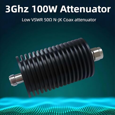 BECEN 100W 60dB RF Fixed Attenuator,High Power 100 Watt DC to 3Ghz 50 Ohm Attenuator,N Type Male to N Female Coax Attenuators for Testing,Signal Control(100W N 60DB) in Kuwait