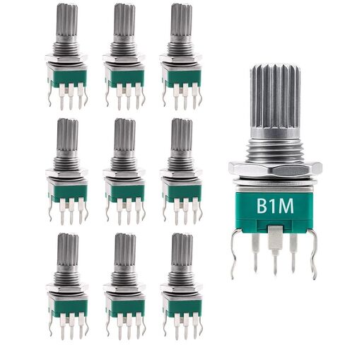 10pcs RK097 B10K الدقة الرأسية المقياس أحادي الغانغ ، عمود 15 مم ، مقاوم متغير 3 دبوس 10 كيلو in Kuwait