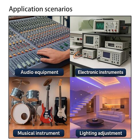 10pcs RK097 B10K الدقة الرأسية المقياس أحادي الغانغ ، عمود 15 مم ، مقاوم متغير 3 دبوس 10 كيلو in Kuwait