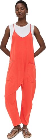 Free People Women's Hot Shot Onesie, Blue Indigo in Saudi Arabia