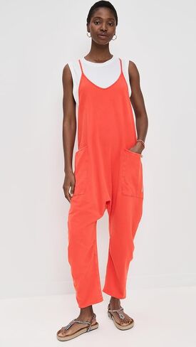 Free People Women's Hot Shot Onesie, Blue Indigo in Saudi Arabia
