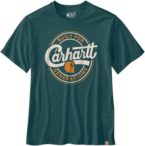 Carhartt Men's Relaxed Fit Lightweight Short-Sleeve Script Graphic T-Shirt in Saudi Arabia