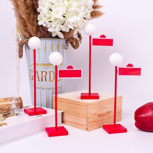 6 Pcs 8'' Street Sign Lamp Post Centerpiece Wooden Lamp Post with 24 Street Party Sign Stickers 3D Ball Shape Street Sign Props for Friends Birthday Decorations City Road Theme Party Decoration in Kuwait