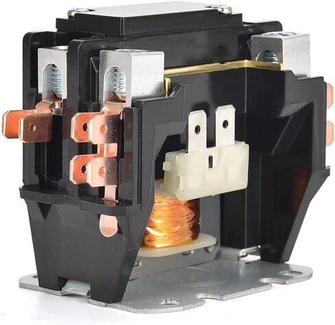 1 قطب مكيف الهواء الموصل 40 AMP 24VAC ملف ، مكثف موصل ضاغط الموصل AC محدد الغرض المقواه (حزمة 1 pcs) ... in Kuwait