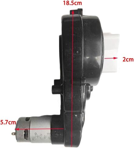 استبدال الكهرباء 1pcs أطفال ركوب على محرك السيارة DIY لعبة Toy Four Corners Gear Box RS550 DC Motor 6V 12V Kids Childs in Kuwait