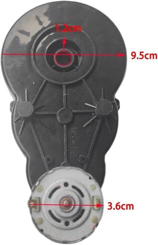 استبدال الكهرباء 1pcs أطفال ركوب على محرك السيارة DIY لعبة Toy Four Corners Gear Box RS550 DC Motor 6V 12V Kids Childs in Kuwait