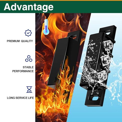 2 Pack Magnetic Reed Switch NO/NC, Wired Surface Mount Door Window Contact Sensor for Security Alarm, Black in Kuwait