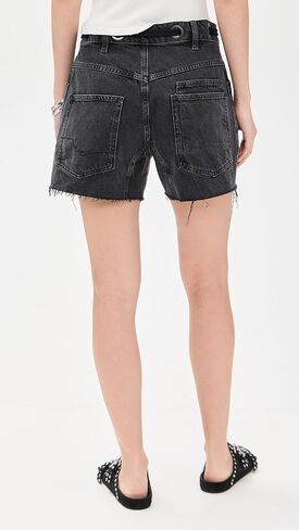 Free People Women's Moxie Shorts, Truest Blue, 25 in Saudi Arabia