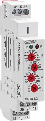 Multifunction Time Relay, 16A Delay ON Off GRT8-M1 AC DC 12-240V with 10 Relay Timer Control Delay Function Mode DIN Rail Electronic Relays of Wide Time Delay Range for 0.1 Seconds to 10 Days in Kuwait