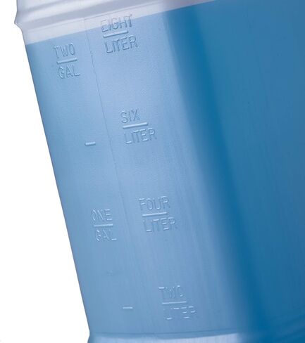 هدسون تبادل 2.5 جالون (4 عبوات) حاوية Hedpak مع CAP ، غذاء الصف HDPE البلاستيك ، طبيعي in Saudi Arabia