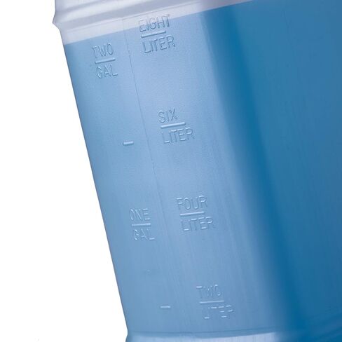 Hudson Exchange 2.5 Gallon (4 Pack) Hedpak Container with Cap, Food Grade HDPE Plastic, Natural in Kuwait