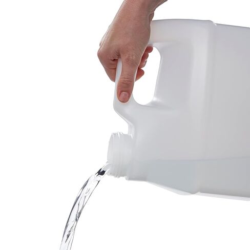 Hudson Exchange 2.5 Gallon (4 Pack) Hedpak Container with Cap, Food Grade HDPE Plastic, Natural in Kuwait