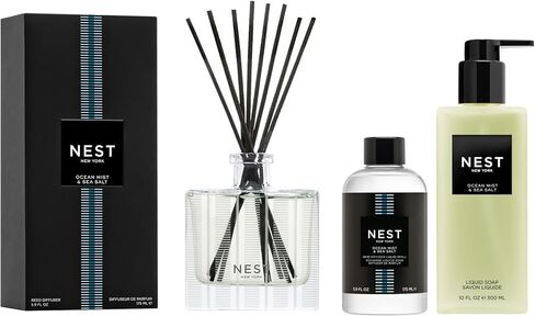NEST New York Reed Diffuser, Reed Diffuser Liquid Refill & Liquid Soap - Bamboo in Kuwait