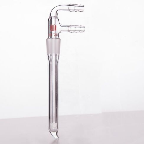 Cold Finger Condenser, 14/20 19/22 24/40, Condenser, Cold Finger, with DRIP TIP, Borosilicate Glass, C11(C112440) in Saudi Arabia
