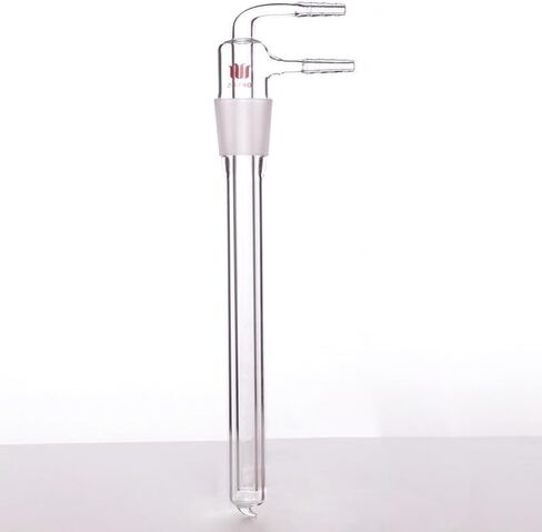 Cold Finger Condenser, 14/20 19/22 24/40, Condenser, Cold Finger, with DRIP TIP, Borosilicate Glass, C11(C112440) in Saudi Arabia