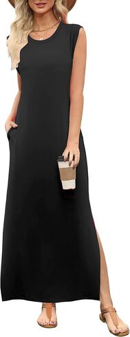 Summer Dresses for Women 2025 Plus Size Spring Clothes Beach Vacation Fashion Maxi Casual Outfits in Kuwait