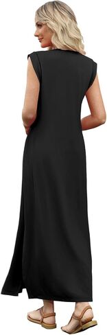 Summer Dresses for Women 2025 Plus Size Spring Clothes Beach Vacation Fashion Maxi Casual Outfits in Kuwait