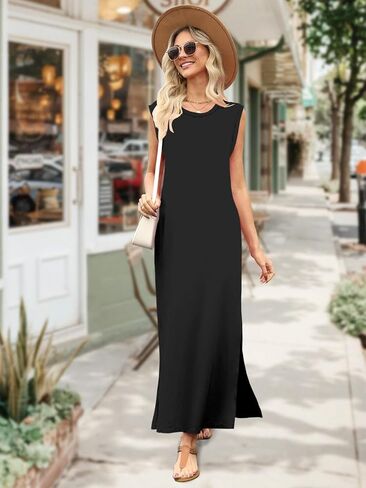 Summer Dresses for Women 2025 Plus Size Spring Clothes Beach Vacation Fashion Maxi Casual Outfits in Kuwait
