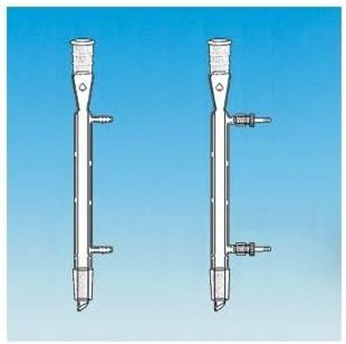 6029-115 Series West Condenser, 300 mm Jacket Length, 24/40 ST Joint Top and Bottom, Safe Hose Connection for 1/4 ID Tubing in Saudi Arabia