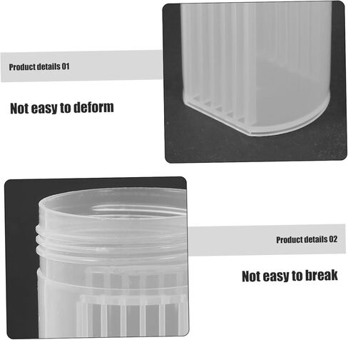 4pcs Coplin Canisters شريحة تلطيخ جرة مع غطاء ، شريحة مختبرية شديدة الشفافة تلطيخ حامل جرة للاستخدام المختبري in Kuwait
