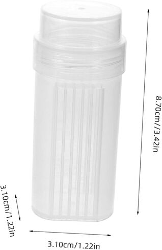 4pcs Coplin Canisters شريحة تلطيخ جرة مع غطاء ، شريحة مختبرية شديدة الشفافة تلطيخ حامل جرة للاستخدام المختبري in Kuwait