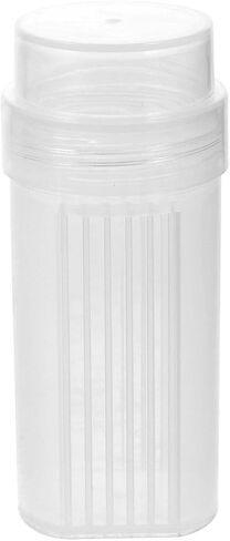 Healifty Microscope Slide Staining Jar with Lid Plastic 5-Piece Coplin Canisters Mini Barbicide Specimen Jars Rack for Labs in Saudi Arabia
