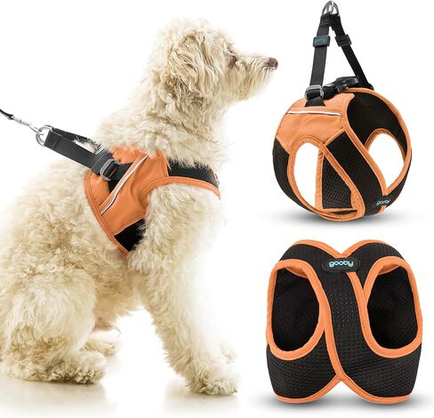 Gooby Escape Free Easy Fit X in Dog Harness - Flamingo Pink, Small in Kuwait