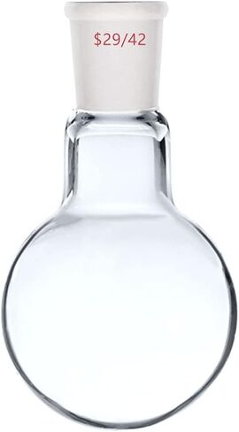 1000ml 29/42 Round Bottom Glass Flask 1L 1-Neck Lab Single Neck Ground Joint Boiling Bottle in Kuwait