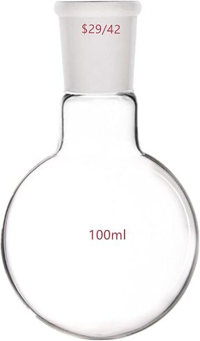 1000ml 29/42 Round Bottom Glass Flask 1L 1-Neck Lab Single Neck Ground Joint Boiling Bottle in Kuwait