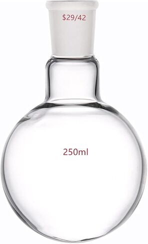 1000ml 29/42 Round Bottom Glass Flask 1L 1-Neck Lab Single Neck Ground Joint Boiling Bottle in Kuwait