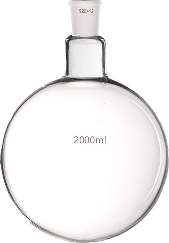 1000ml 29/42 Round Bottom Glass Flask 1L 1-Neck Lab Single Neck Ground Joint Boiling Bottle in Kuwait