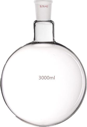 1000ml 29/42 Round Bottom Glass Flask 1L 1-Neck Lab Single Neck Ground Joint Boiling Bottle in Kuwait