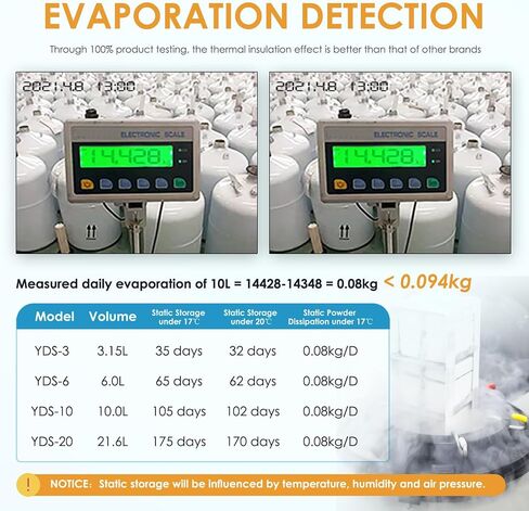 حاوية النيتروجين السائل Bonvoisin 3L ، دببة Cryogenic Ln2 ، خزان السائل المنوي من ألومنيوم مع 6 cantters. in Kuwait