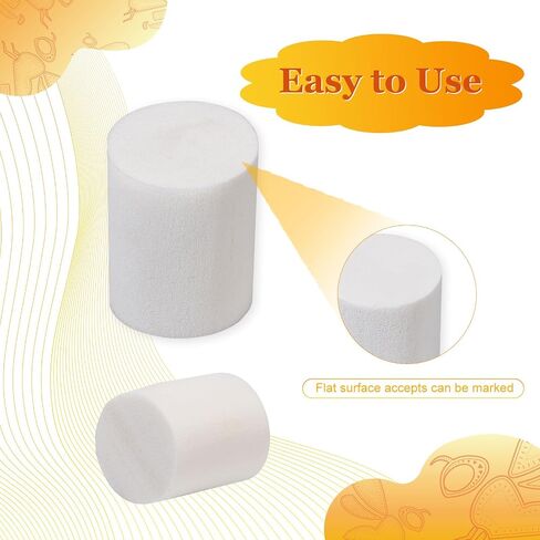 Biologix Wide Vials Plug, Densest Sponge Autoclavable Drosophila Plugs for Wide Drosophila Vials, 28 * 30mm, 1000/PACK in Kuwait